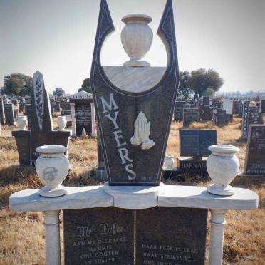 MYERS Letitia Delia 1966-1985