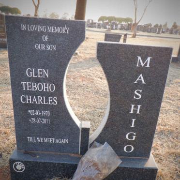 MASHIGO Glen Teboho Charles 1970-2011