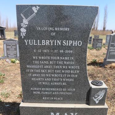 MAY Yullbryin Sipho 1971-2009