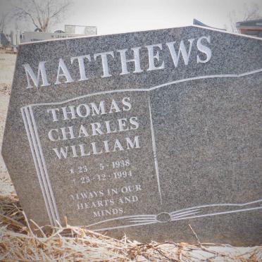 MATTHEWS Thomas Charles William 1938-1994