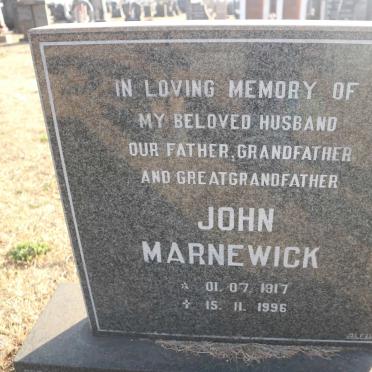 MARNEWICK John 1917-1996