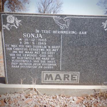 MARE Sonja 1965-1989