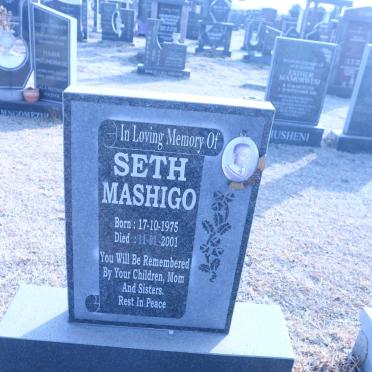MASHIGO Seth 1975-2001