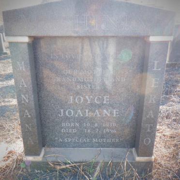 MASHININI Manana Lerato Joyce Joalane 1930-1996