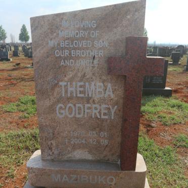 MAZIBUKO Themba Godfrey 1970-2004 