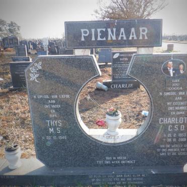 PIENAAR M.S. 1946- &amp; C.S.D. 1953-2001