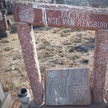 RENSBURG Jacques, Janse van 1977-2002