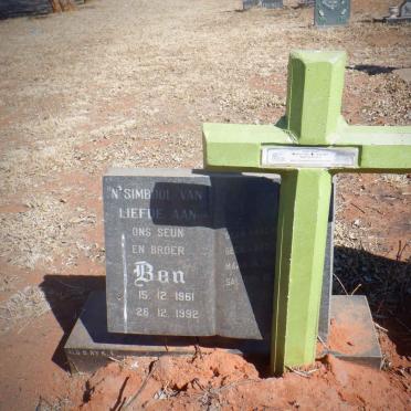 SWART Ben 1961-1992 :: SWART Deon 1962-2019