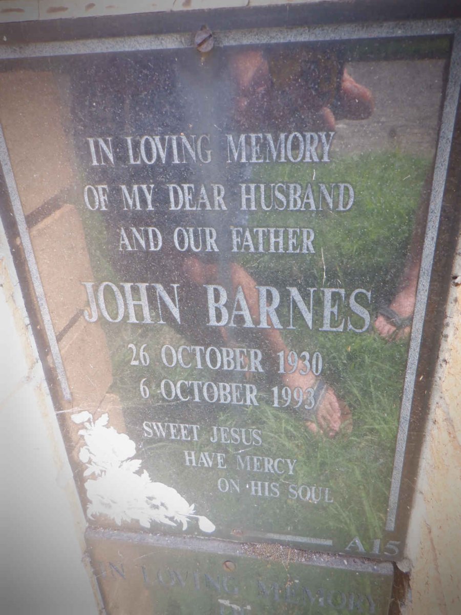 BARNES John 1930-1993 