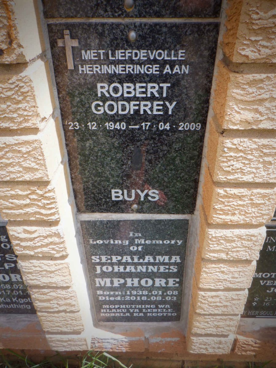 BUYS Robert Godfrey 1940-2009 