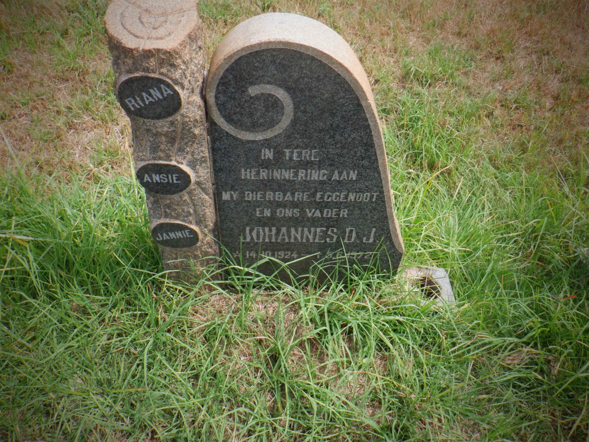 ? Johannes D.J 1924-1972
