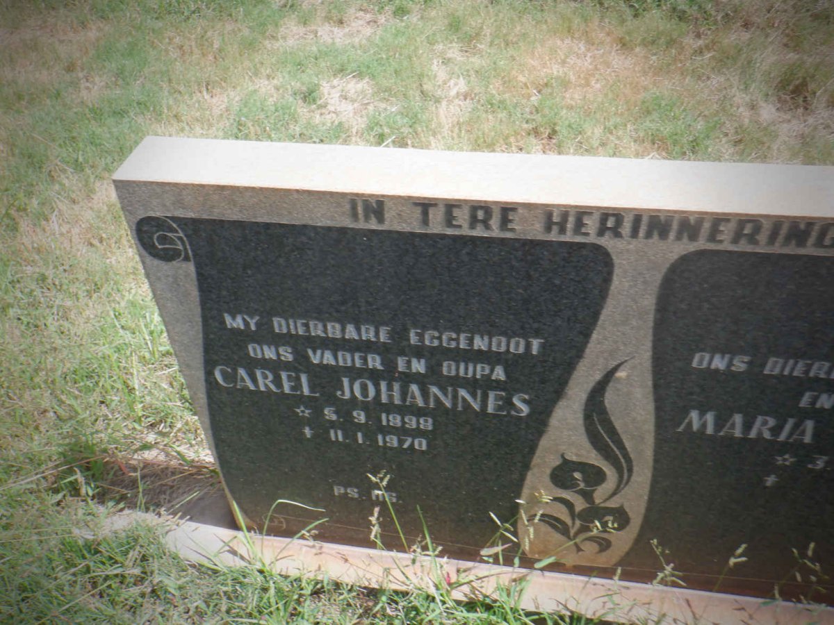 ? Carel Johannes 1898-1970 &amp; Maria