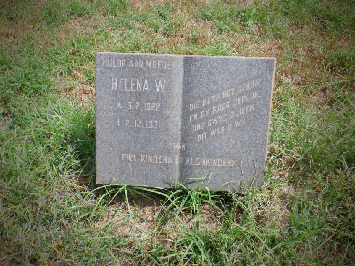 ? Helena W. 1922-1971