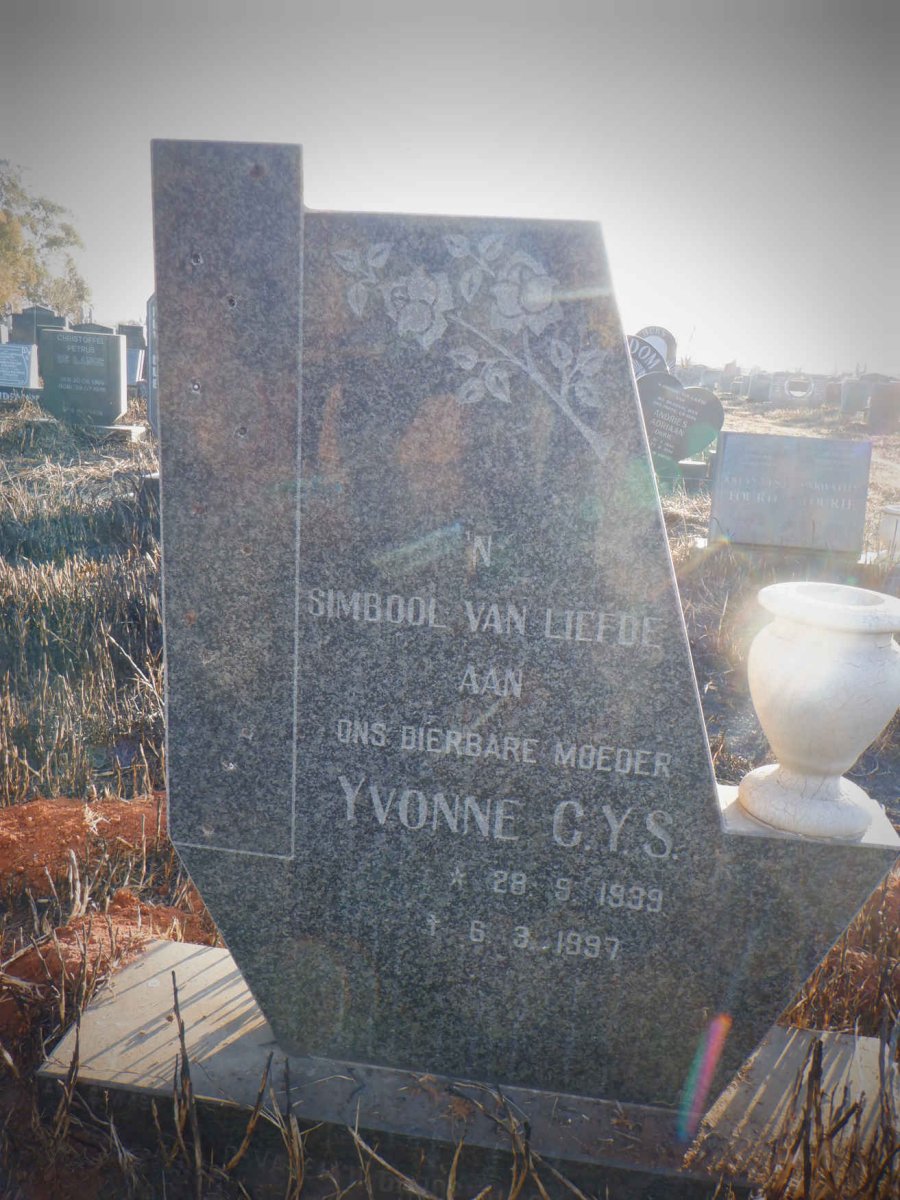 ? Yvonne C.Y.S. 1939-1997