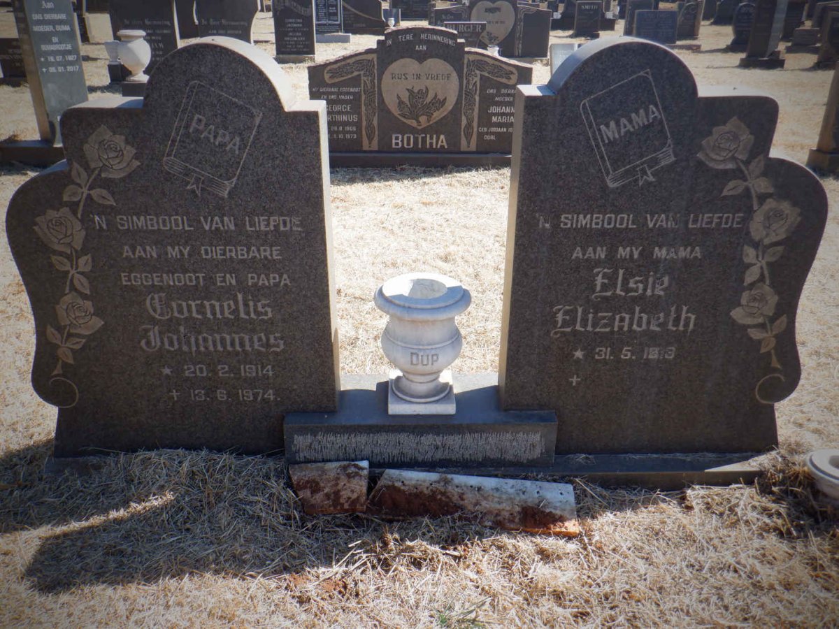 ? Cornelis Johannes 1914-1974 &amp; Elsie Elizabeth 1913-