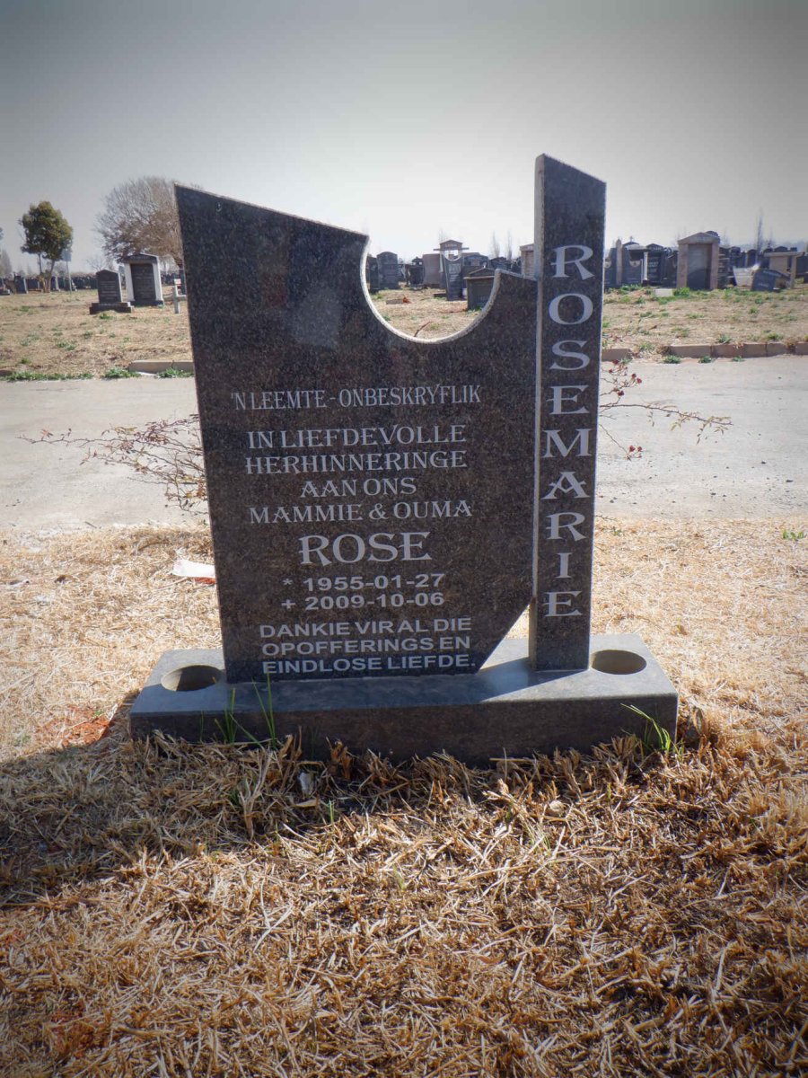 ? Rosemarie 1955-2009