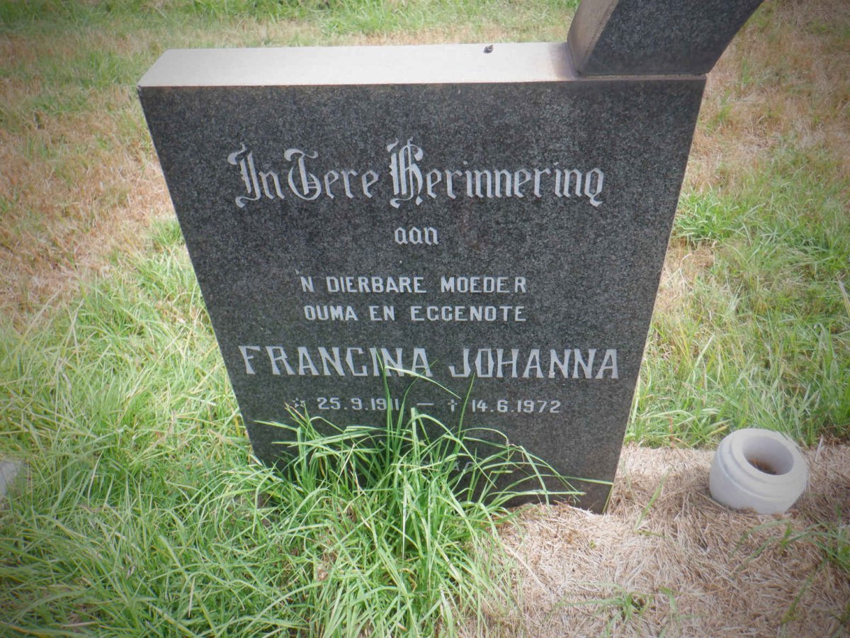 ? Francina Johanna 19?1-1972