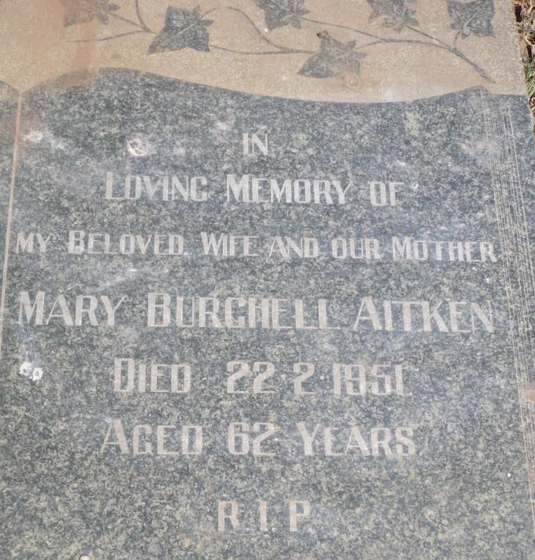 AITKEN Mary Burchell -1951