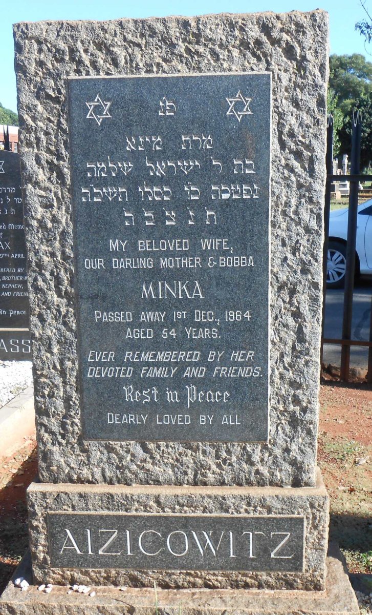 AIZICOWITZ Minka -1964