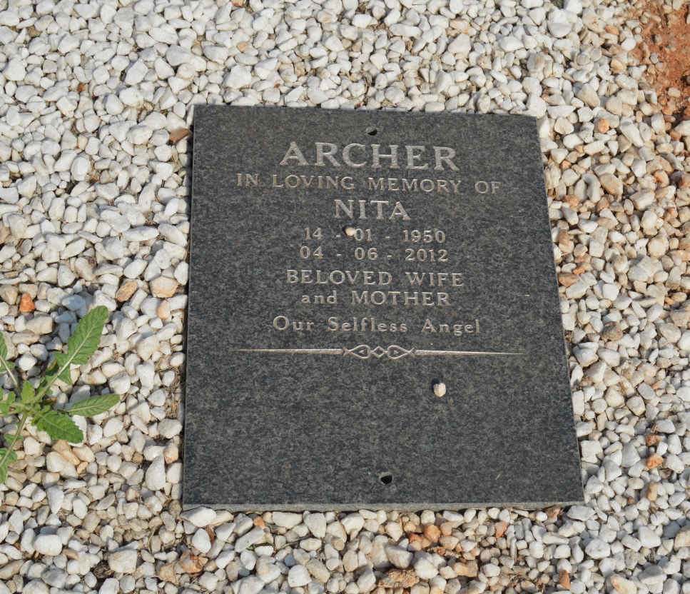 ARCHER Nita 1950-2012