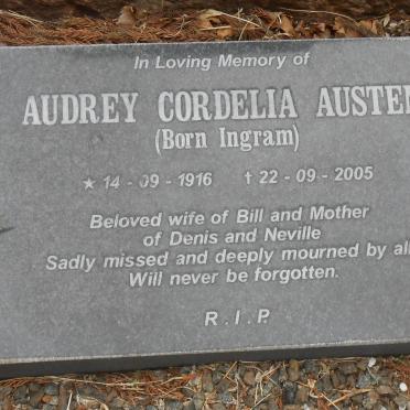 AUSTEN Audrey Cordelia nee INGRAM 1916-2005