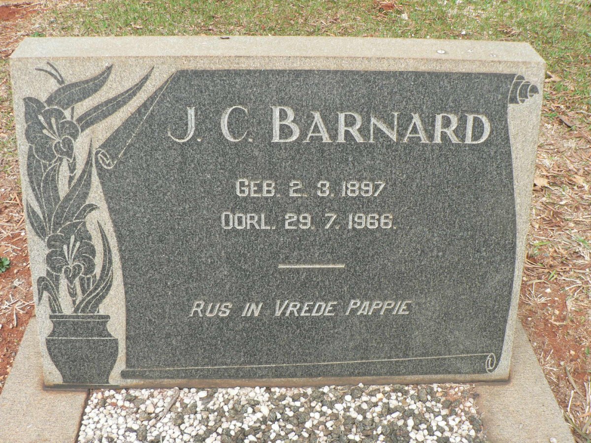 BARNARD J.C. 1897-1966