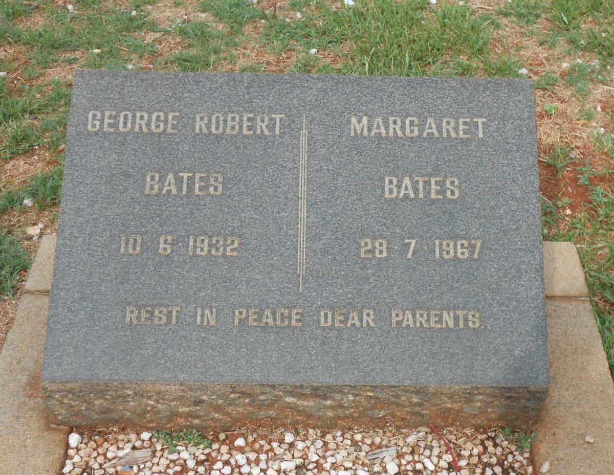 BATES George Robert -1932 &amp; Margaret -1967