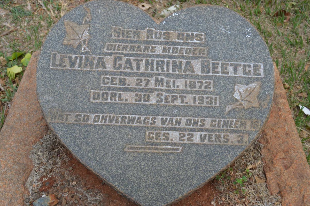 BEETGE Levina Cathrina 1872-1931