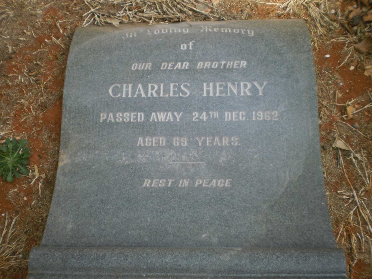 BENNETT Charles Henry -1962