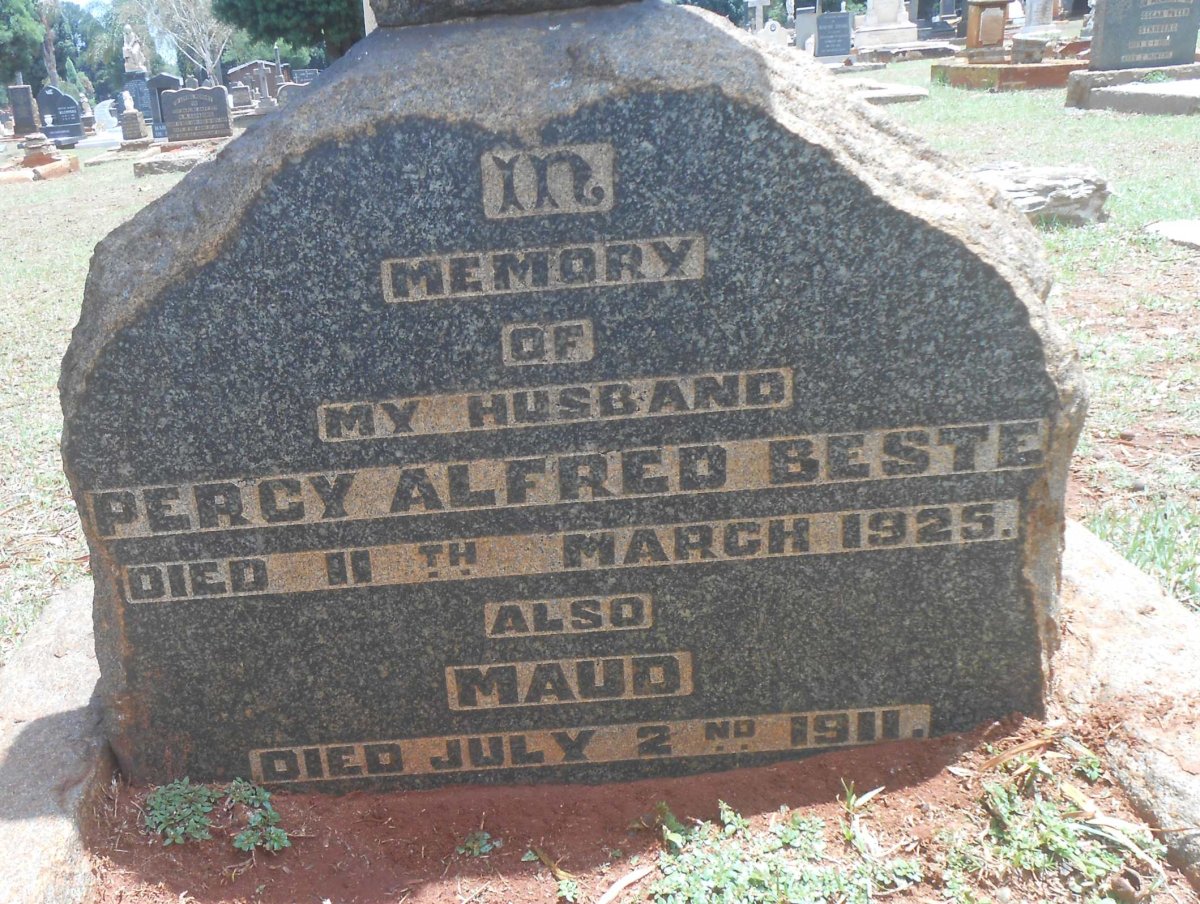 BESTE Percy Alfred -1925 &amp; Maud -1911