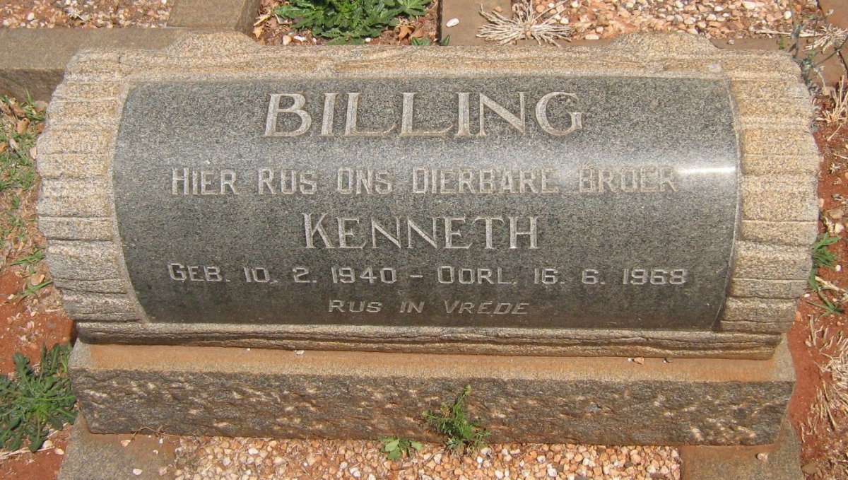 BILLING Kenneth 1940-1968