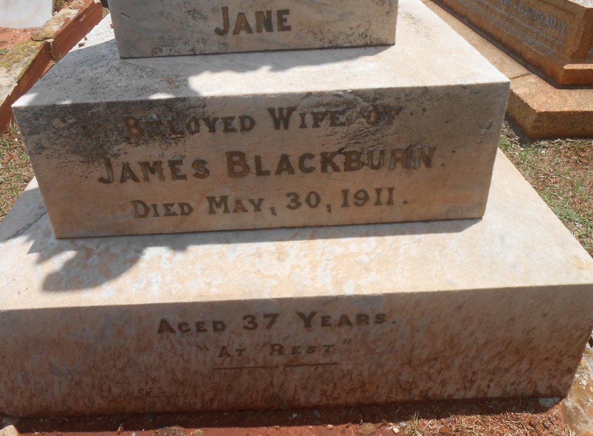 BLACKBURN Jane -1911