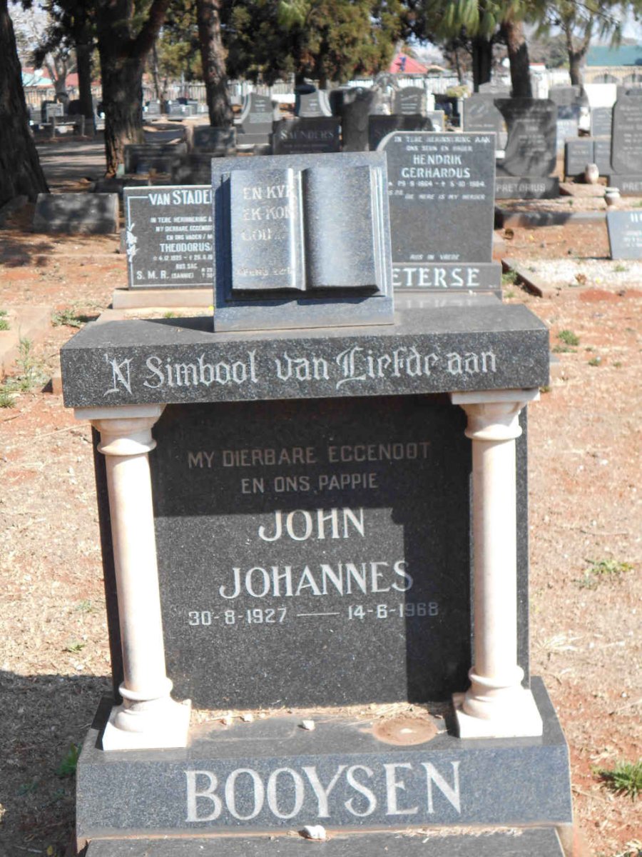 BOOYSEN John Johannes 1927-1968
