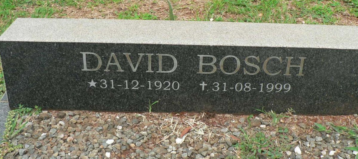 BOSCH David 1920-1999