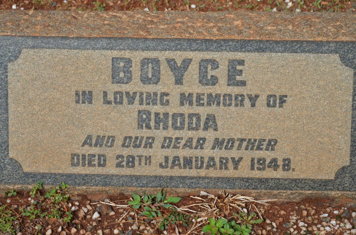 BOYCE Rhoda -1948