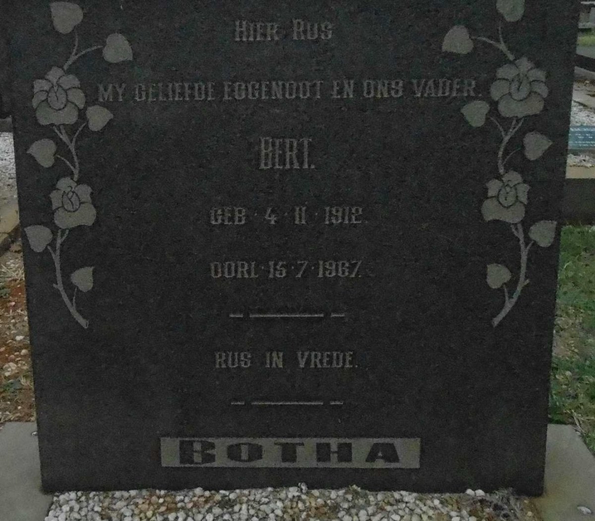 BOTHA Bert 1912-1967