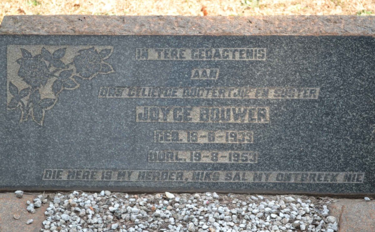 BOUWER Joyce 1933-1953