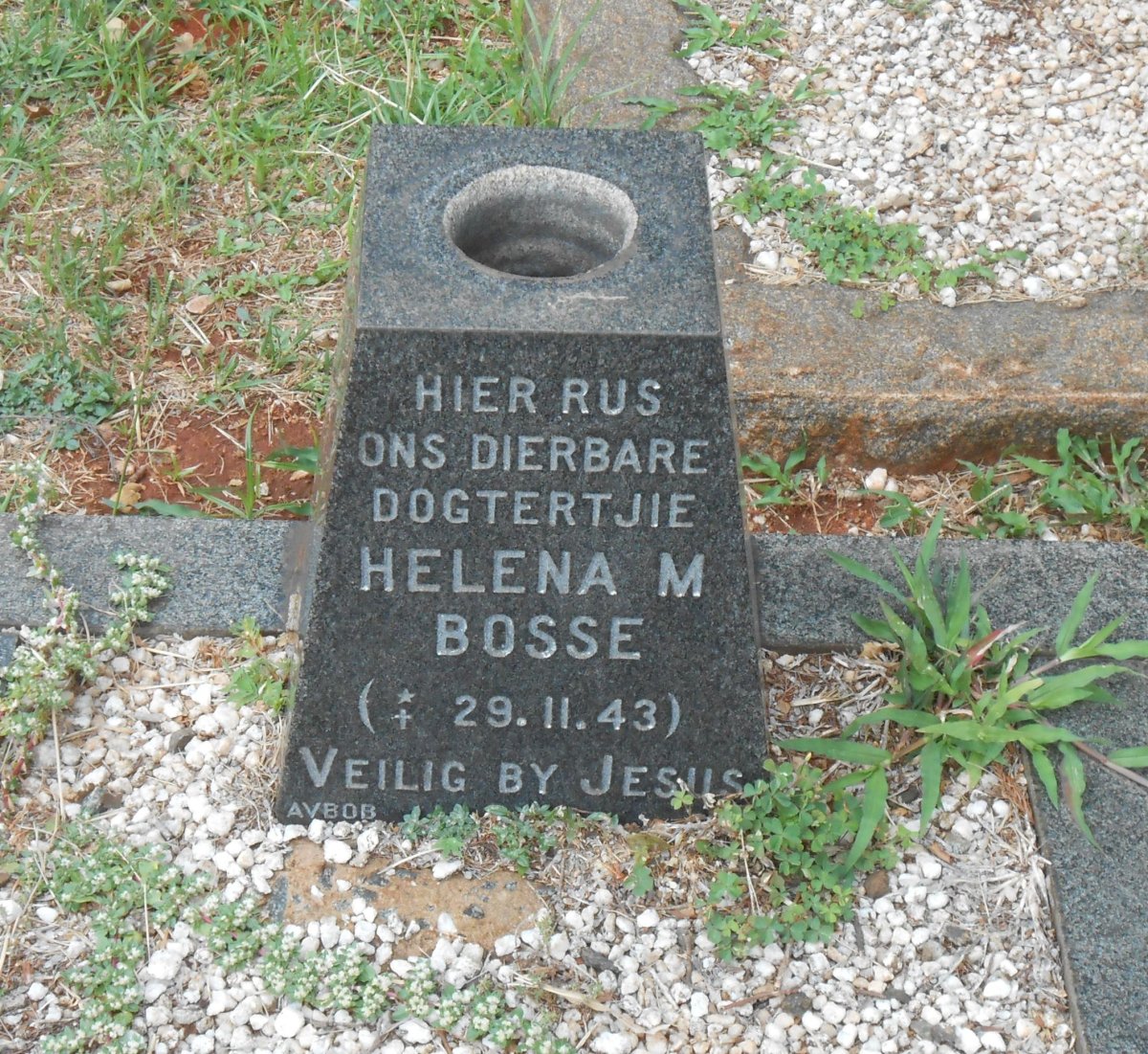BOSSE Helena M. 1943-1943