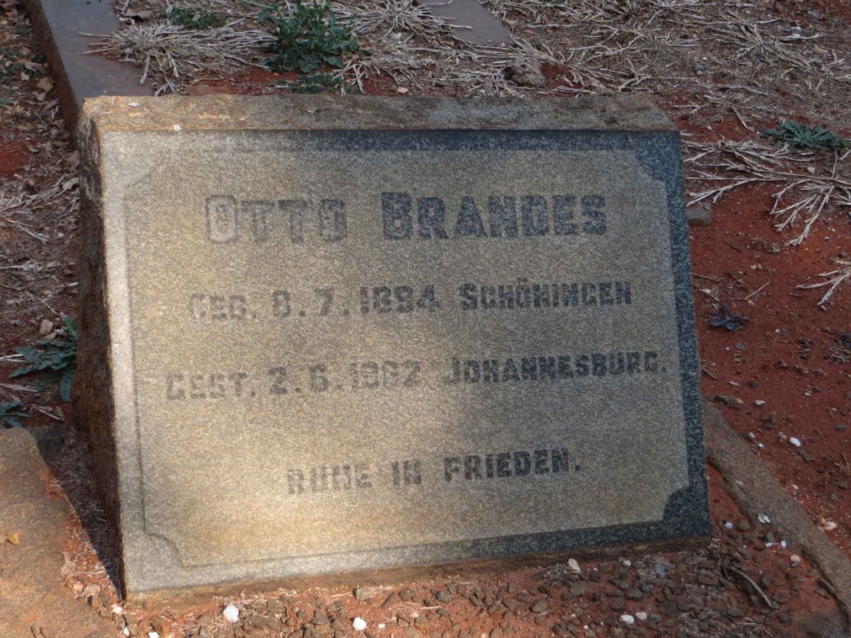 BRANDES Otto 1894-1962
