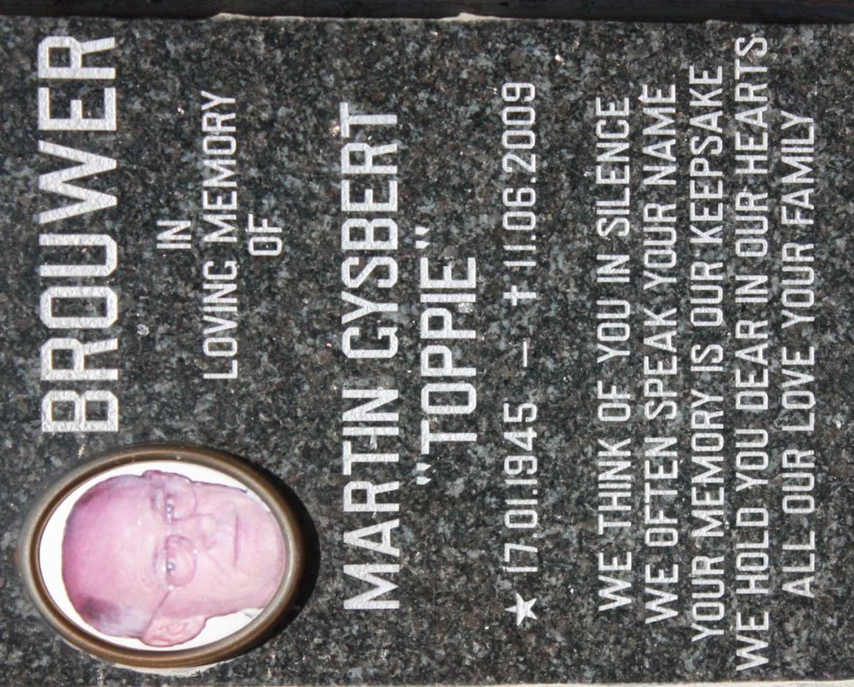 BROUWER Martin Gysbert 1945-2009