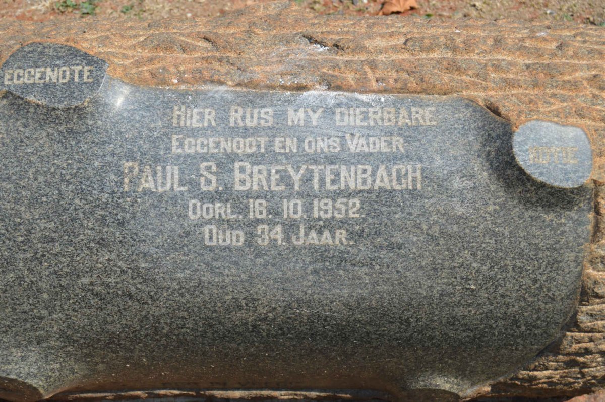 BREYTENBACH Paul S. -1952
