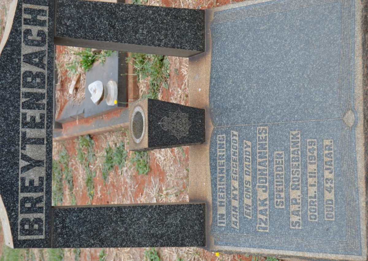 BREYTENBACH Izak Johannes -1949