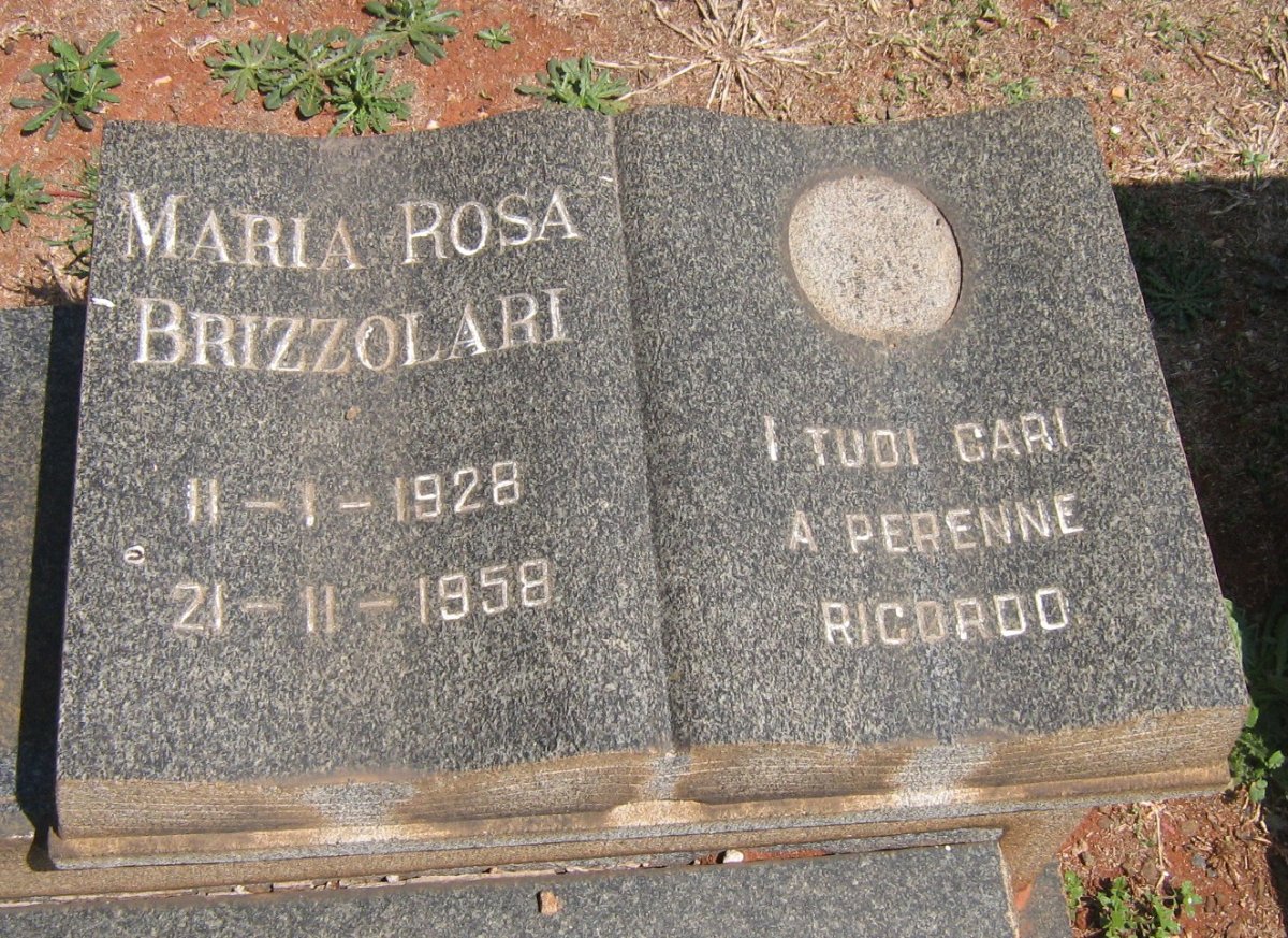 BRIZZOLARI Maria Rosa 1928-1958
