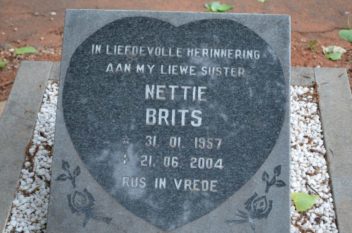 BRITS Nettie 1957-2004