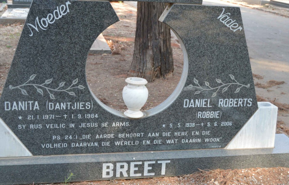 BREET Daniël Roberts 1938-2006 :: BREET Danita 1971-1984
