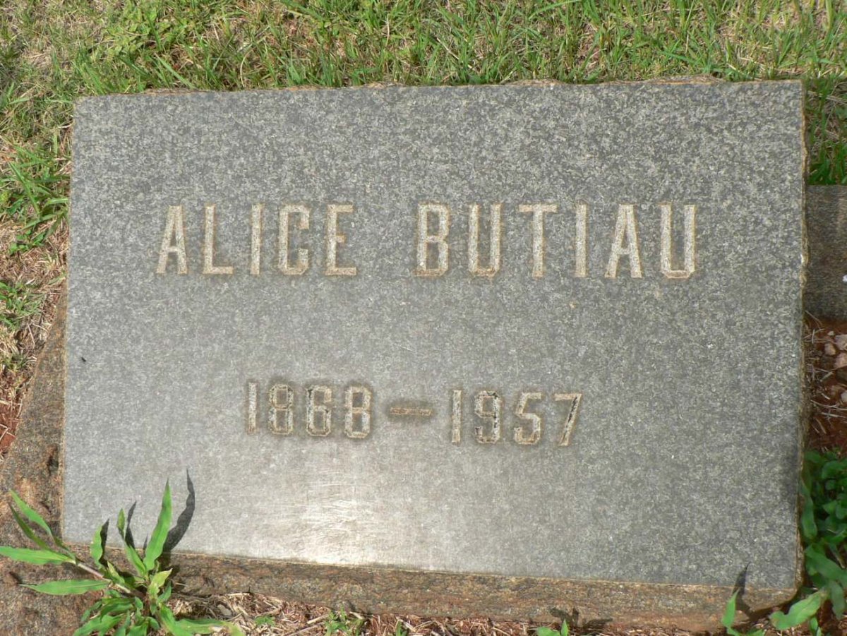 BUTIAU Alice 1868-1957