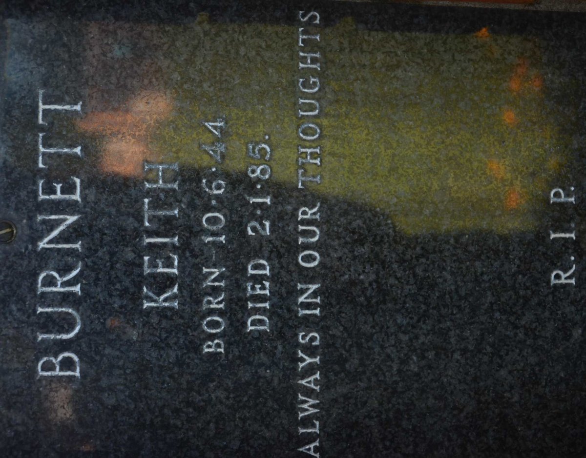 BURNETT Keith 1944-1985