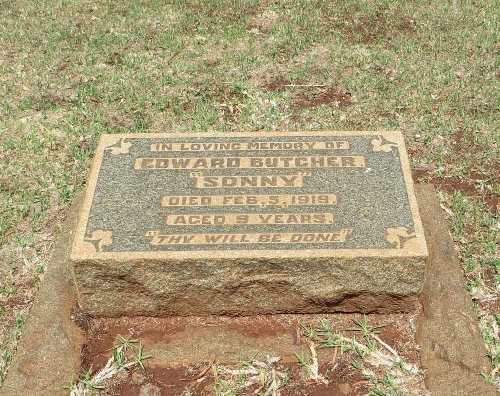BUTCHER Edward -1919