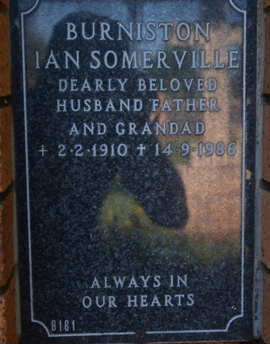 BURNISTON Ian Somerville 1910-1986