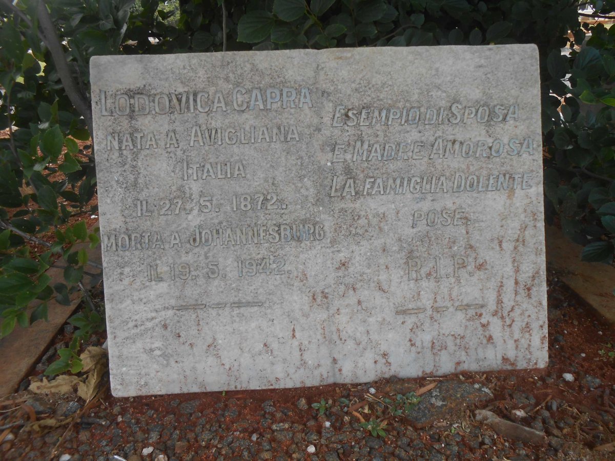 CAPRA Lodevica 1872-1942